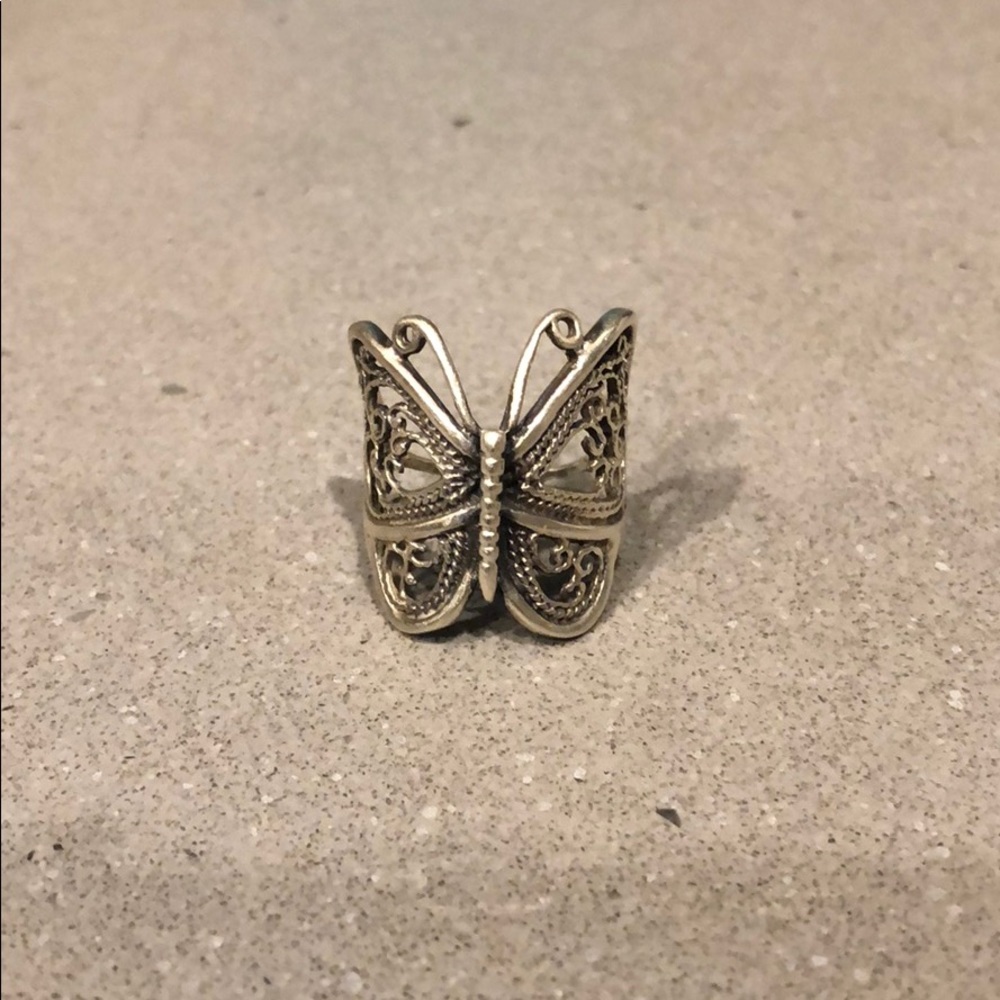 Vintage American Eagle butterfly ring, 6